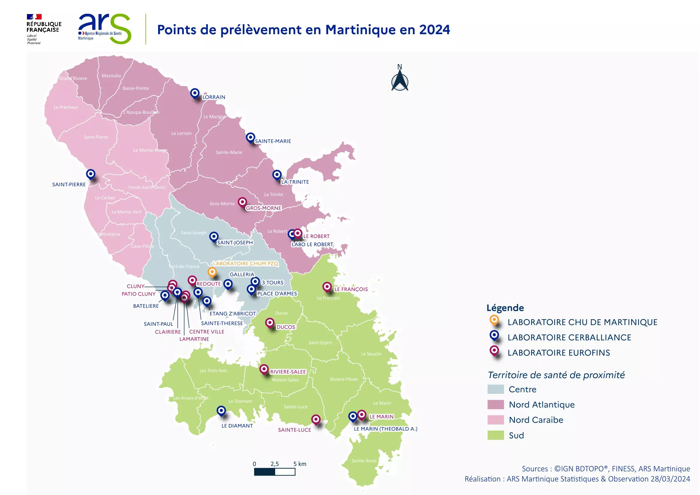 Laboratoires d'analyses médicales - 2024